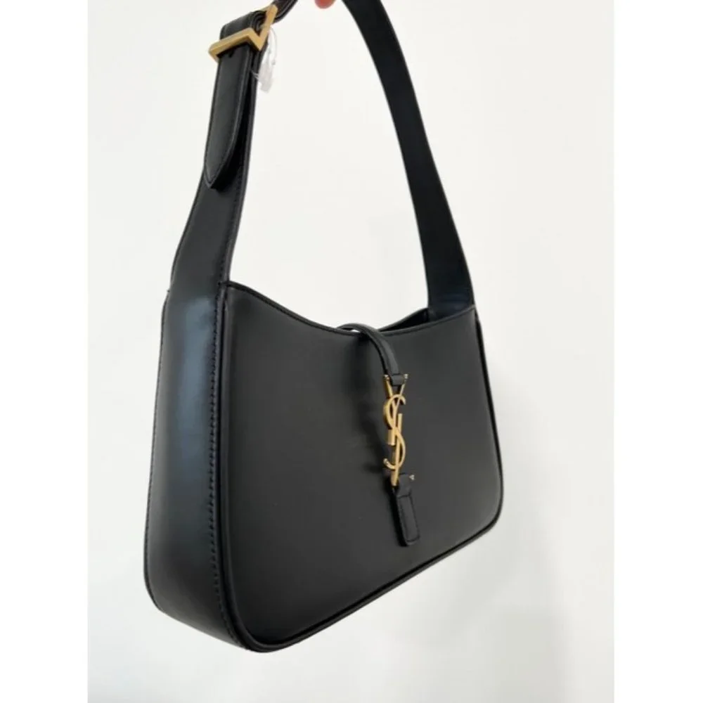 SAINT LAURENT YSL Soft Leather Le 5 à 7  Hobo Shoulder Bag